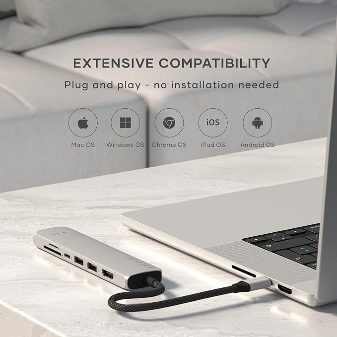 Satechi 7 in 1 USB C Hub Multiport Adapter - Image 7