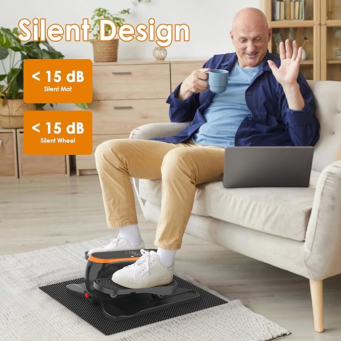 Under Desk Elliptical Machine for Senior Mini Elliptical Leg Exerciser - Image 6