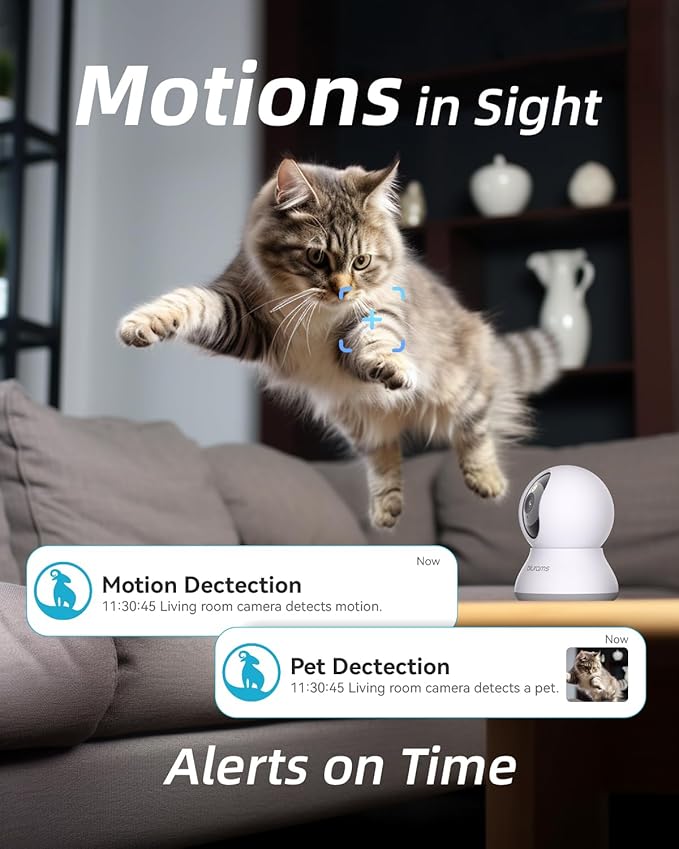 blurams Cameras for Home Security, 2K Pet Camera - Image 6