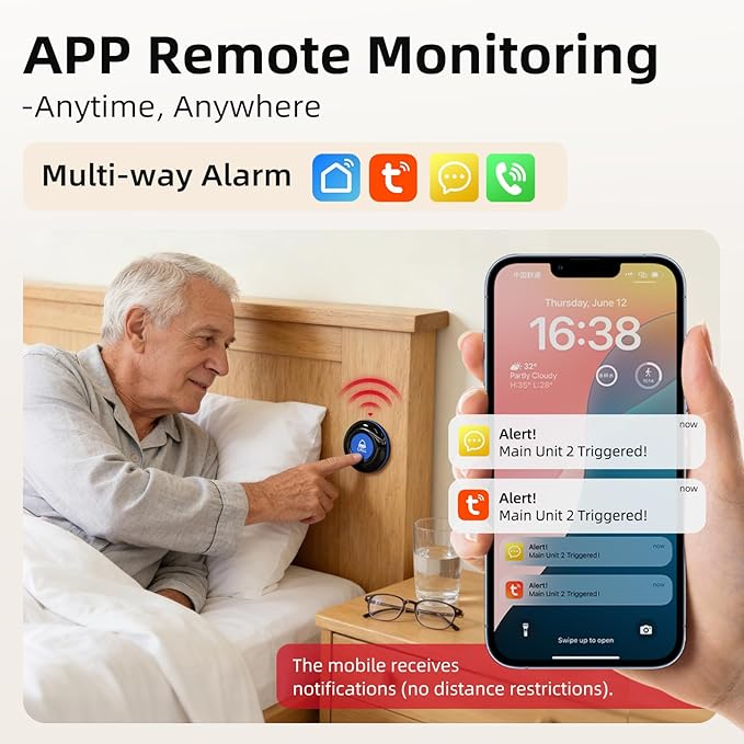 CallToU Wi-Fi Wireless Caregiver Pager Call Button - Image 2