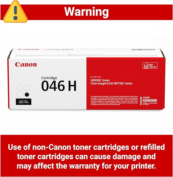Canon Genuine 046 Black Toner Cartridge High Capacity Compatible - Image 4