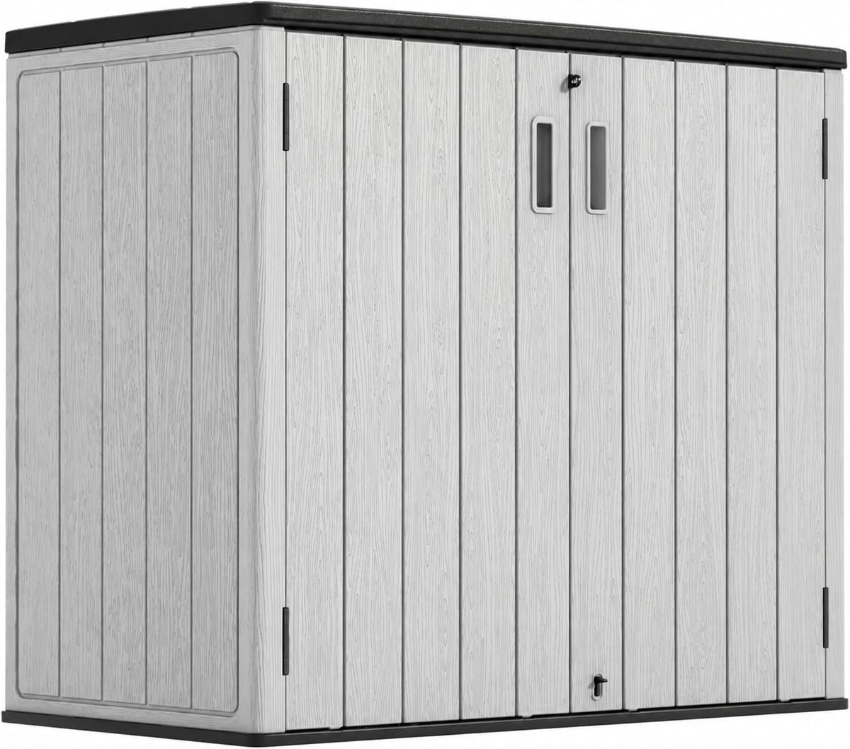 addok outdoor storage cabinet, 37 cu.ft horizontal resin, main product view