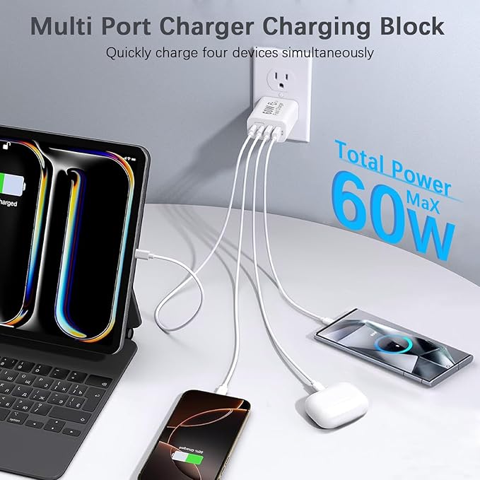 60W USB C Charger Block, iPad Pro/Air/Mini - Image 3
