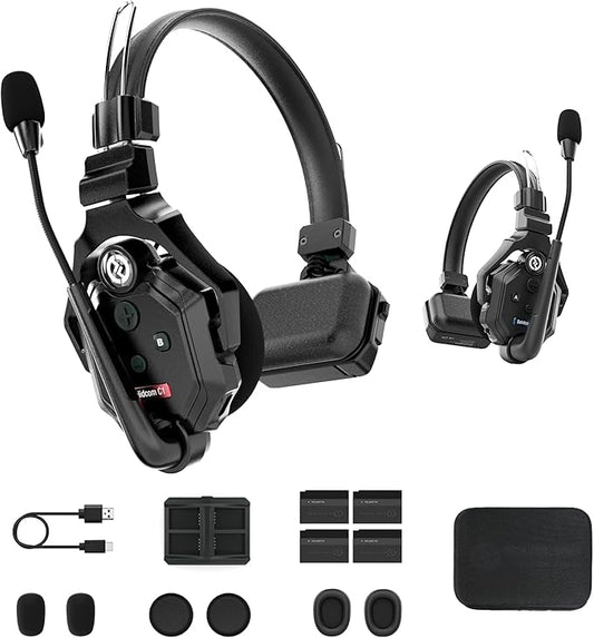 Hollyland Solidcom C1 2 Users 1100ft Full-Duplex Wireless Headset Intercom by Hollyland
