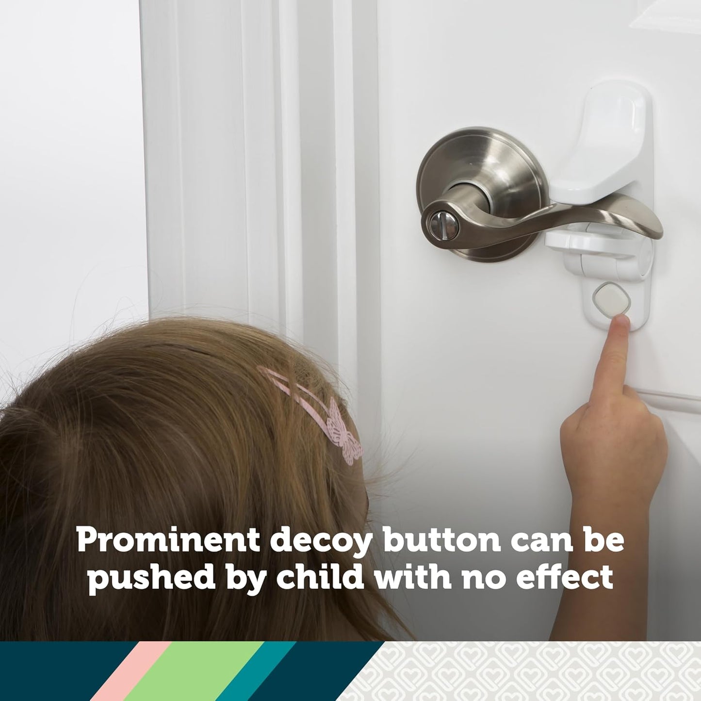 Safety 1st OutSmart Child Proof Door Lever Lock, White, 1 Count