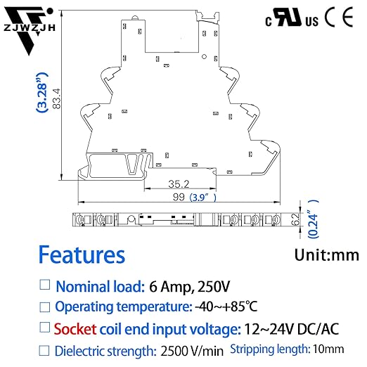 UL Listed 10Pcs Electromagnetic Relay - Image 7