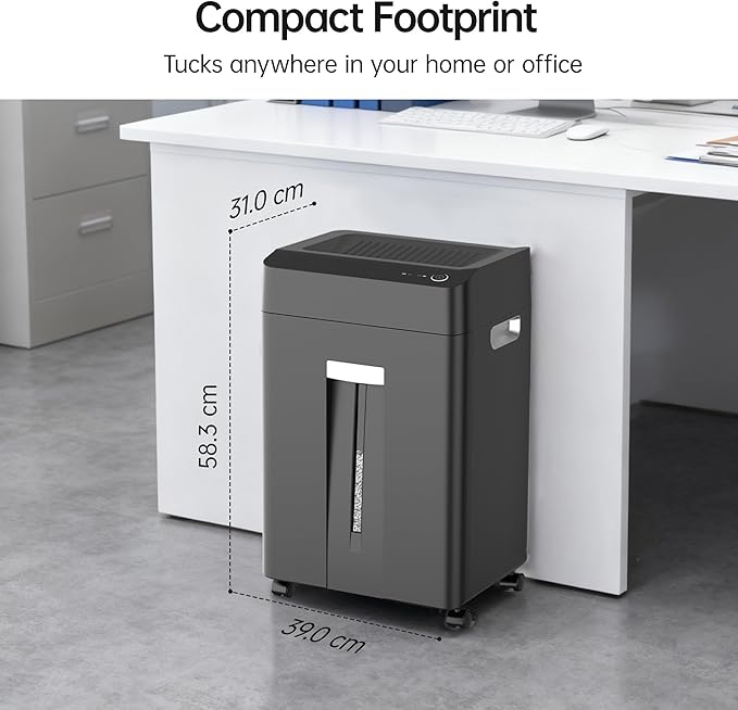 24-Sheet Cross Cut Paper Shredder P-4 Security - Image 8