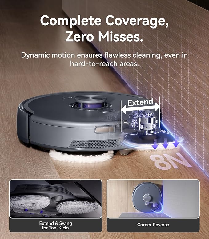 NARWAL Freo Z10 Ultra Robot Vacuum and Mop Combo, Dual RGB Cameras and Chips - Image 3