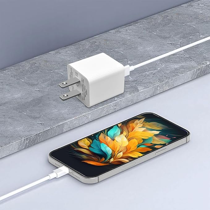 USB Wall Charger，Dual A USB Port Cube Power Plug Adapter，Fast Phone Charger - Image 5