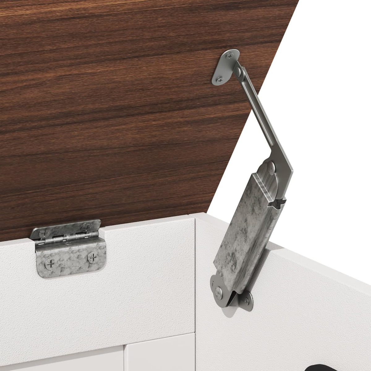 homefort 44.3" storage chest with 2 drawers, retro, view 9