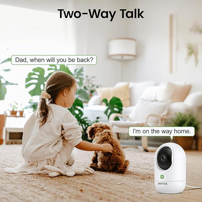 INFIYA 360 Cameras for Home Security-Indoor Camera Monitoring Baby/Nanny - Image 5