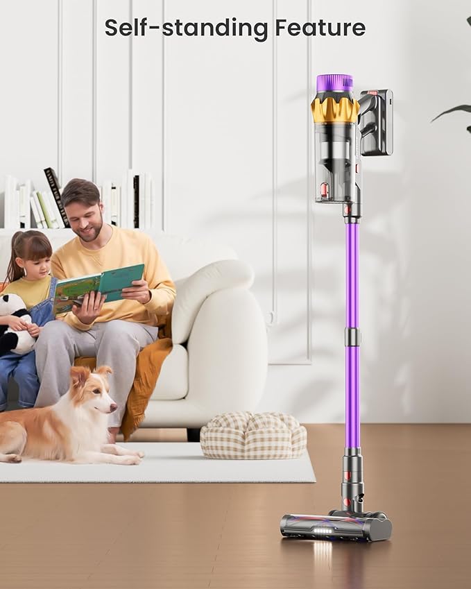 Cordless Vacuum Cleaner, 650W 55KPA 70 Mins Vacuum Cleaners - Image 5