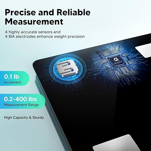 Arboleaf Smart Scale with BMI, Body Fat, Muscle Mass, Digital Bathroom Scale - Image 6