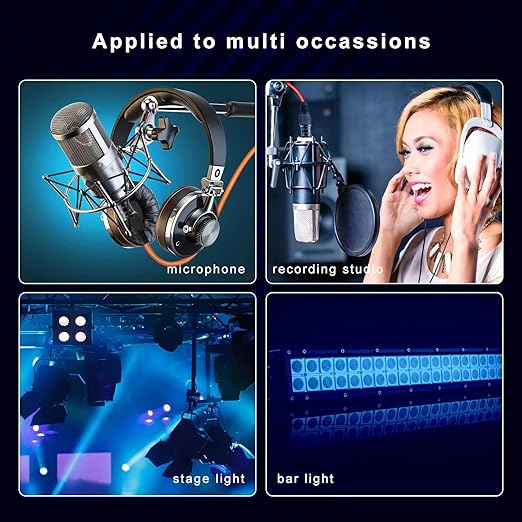 AuxLink XLR Cables, Microphone Cable 6ft 10 Pack, XLR Male to Female - Image 5