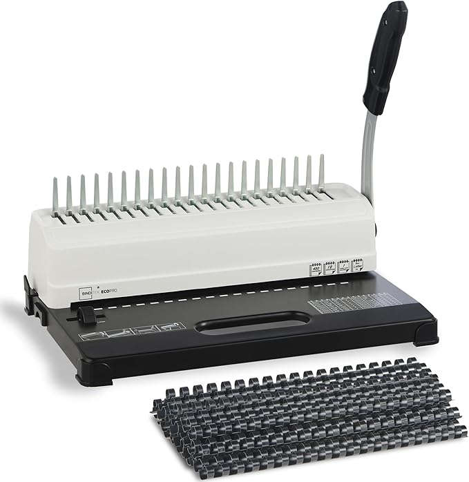 Binditek Binding Machine, 450 Sheets, Comb Binder Machines by Binditek