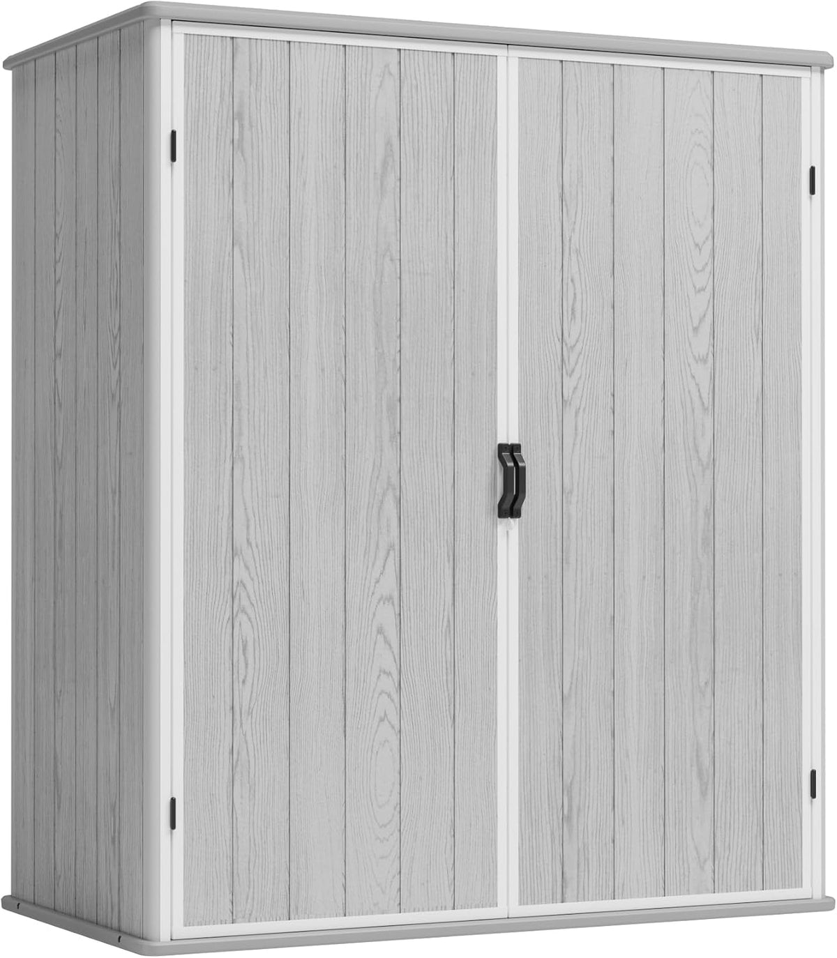 greesum 5x3ft plastic outdoor storage shed with floor, main product view