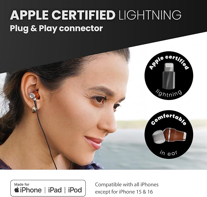 Symphonized iPhone Earphones Wired Deep Bass Sound, 3D Sound, Microphone Volume - Image 4