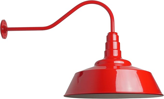 Steel Lighting Co. Large Outdoor Barn Light | Gooseneck Light Fixture | Made in by SteelLightingCo