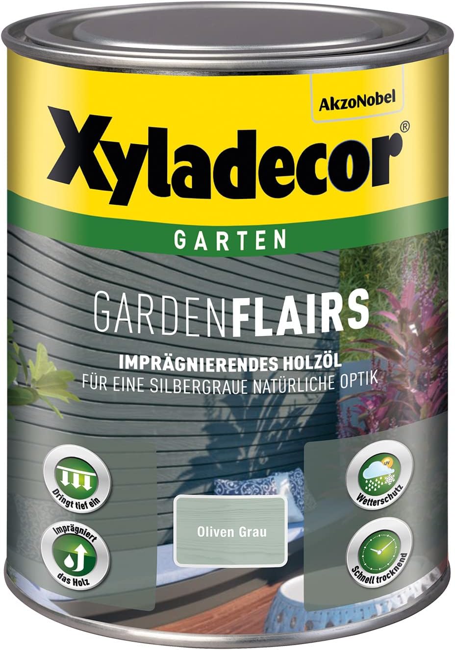 Xyladecor GardenFlairs, Olive Grey, 1L