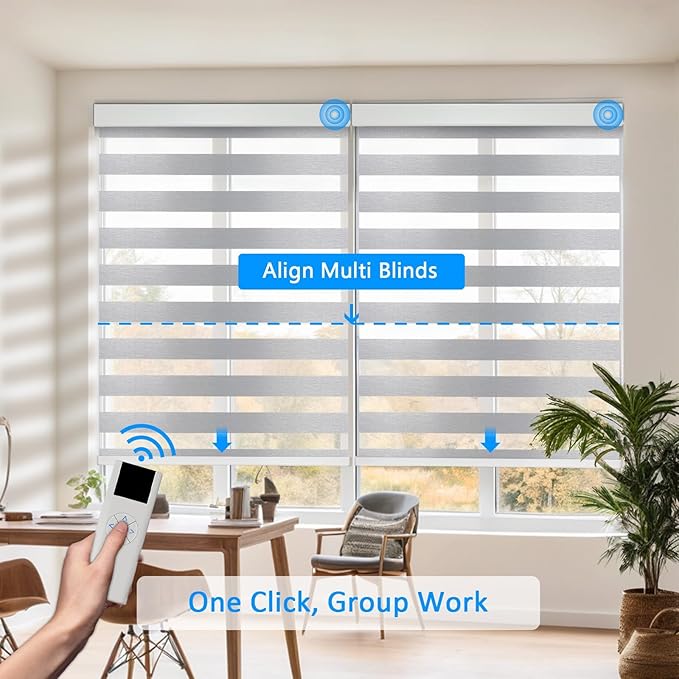 COOLWINDS Motorized Zebra Blinds - Image 2