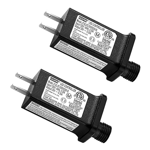 2PCS Replacement 30V 0.12A LED Transformer Class 2 Power Supply Adapter Ip44 by Airoads