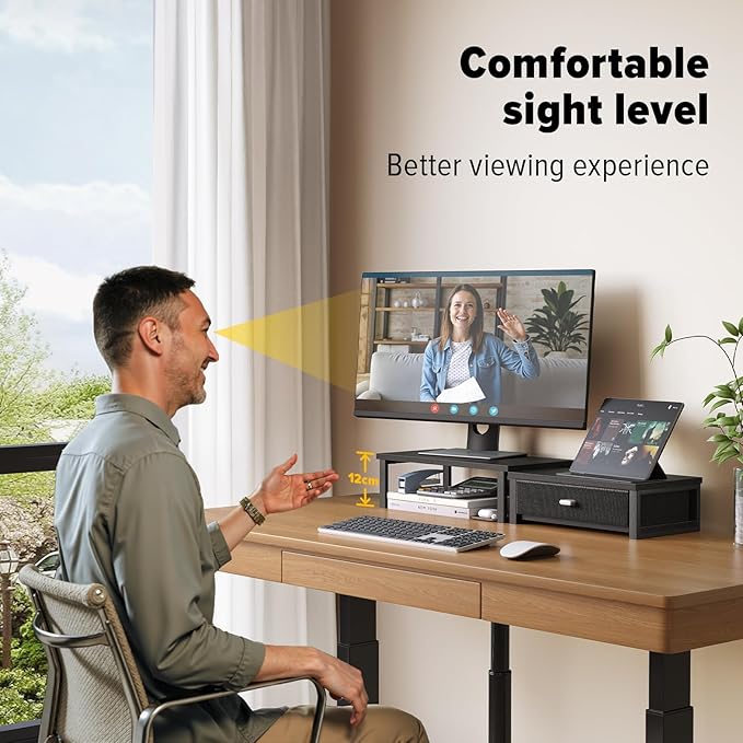 WOHOMO Dual Monitor Stand Riser - Image 3