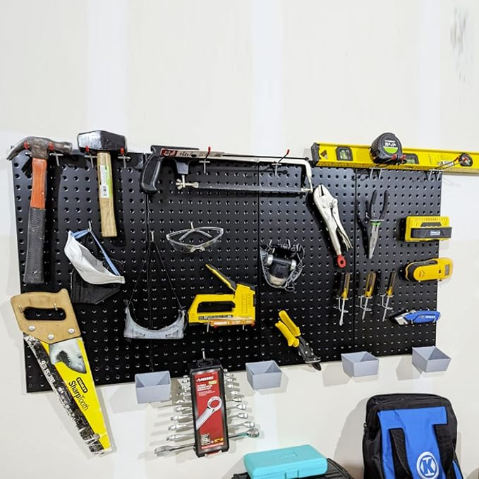 Wallmaster Pegboard Organizer Garage Storage - Image 5