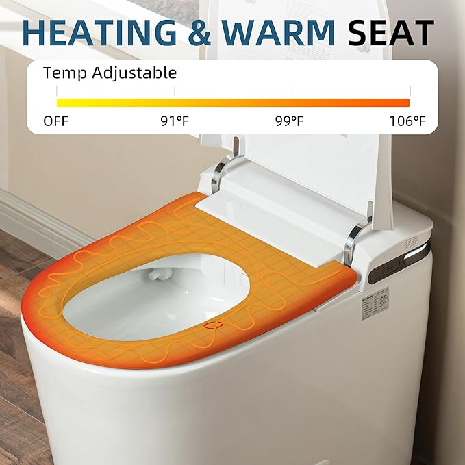 WOODBRIDGE GT100 Smart Toilet, Auto Open/Close Lid, Foot Sensor, Auto Flush - Image 12
