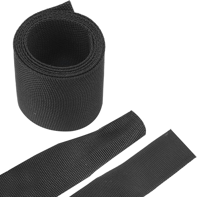 MECCANIXITY Braided Cable Sleeves Heat Shrinkable Fabric Sleeving, Network by MECCANIXITY
