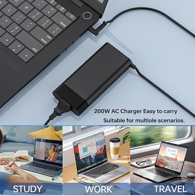 200W 19.5V 10.3A AC Charger L00818-850 Compatible - Image 9