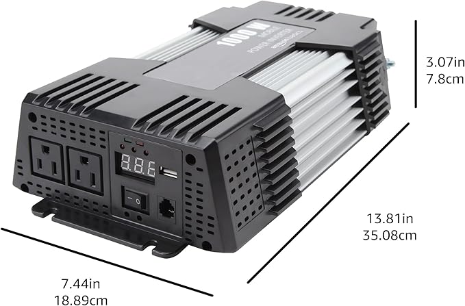 Amazon Basics 1000W Car Power Inverter - 12V to AC 110V - Image 7