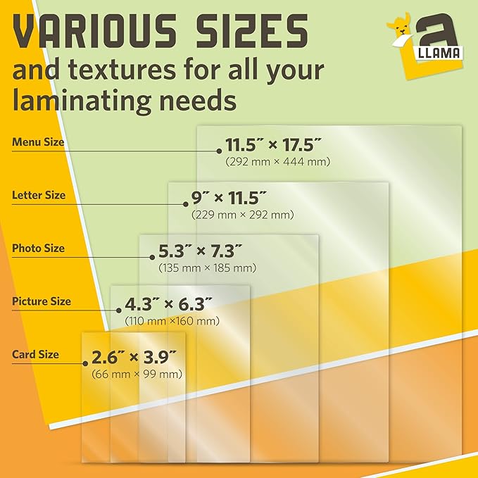 Thermal Laminating Pouches, Matte Finish, 2.6 x 3.9 Inches, 5 Mil Thick - Image 8