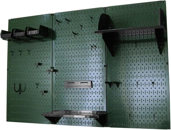 Wall Control Pegboard Organizer 4 ft. Metal Pegboard Standard Tool Storage Kit - Image 3
