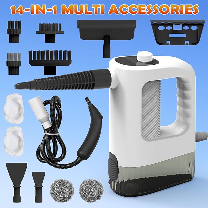 Steam Cleaner, 3-Level Adjustable Handheld Steam Cleaner, 15s Heat-Up, 400ML - Image 8
