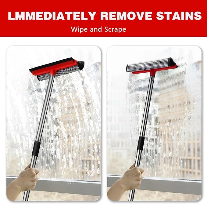 2 in 1 Standard Window Squeegee, Home Window Cleaner - Image 6