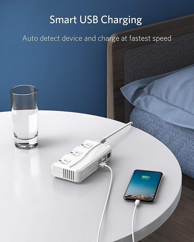 BESTEK Universal Travel Adapter 100-220V to 110V Voltage Converter 250W - Image 6