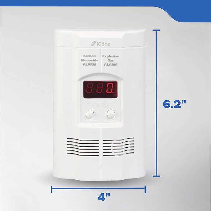 Kidde Carbon Monoxide Detector, & Explosive Gas Alarm, Plug-in Wall - Image 7