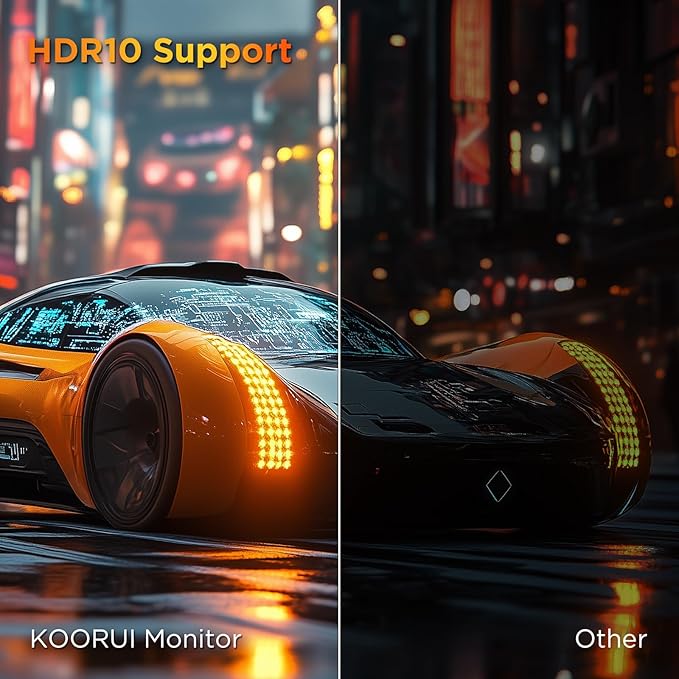 KOORUI 25 Inch Curved Gaming Monitor 240Hz FHD 1080P Computer Monitor, 1500R - Image 11