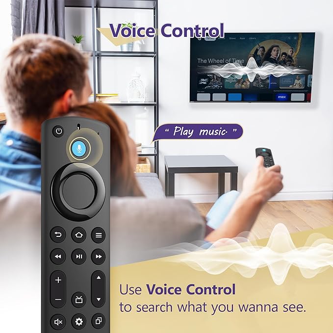 Replacement Voice Remote for Fire Smart Stick 4K/4k Max, Stick/Lite/HD - Image 4