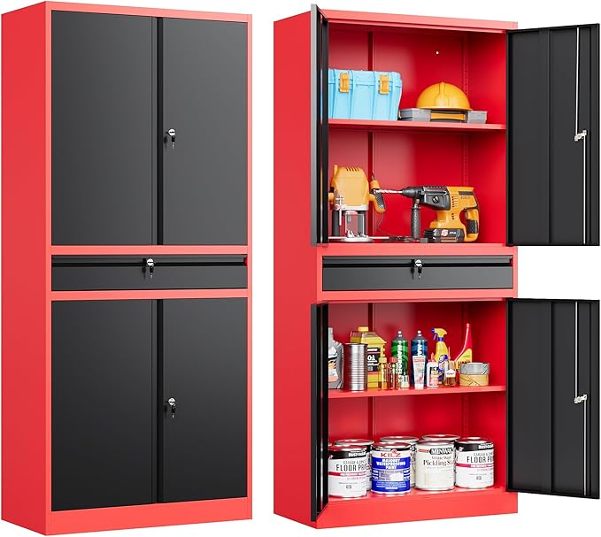 SISESOL Metal Storage Cabinet by SISESOL