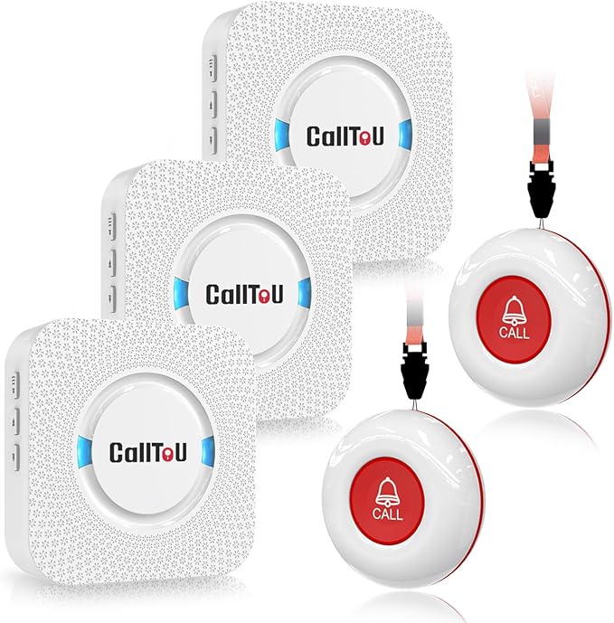 CallToU Wireless Caregiver Pager Call Button Call Bell Medical Alert System by CallToU