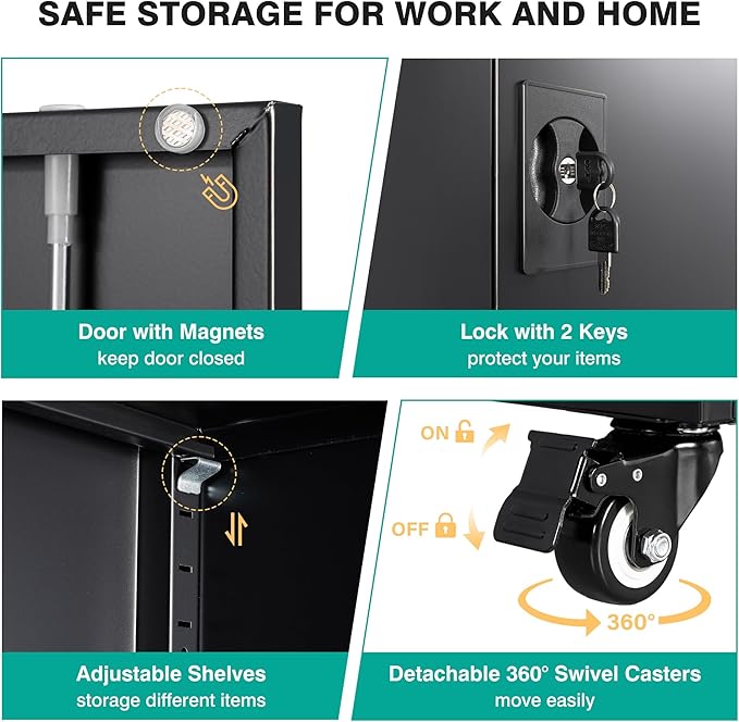 SISESOL Metal Storage Cabinet - Image 5