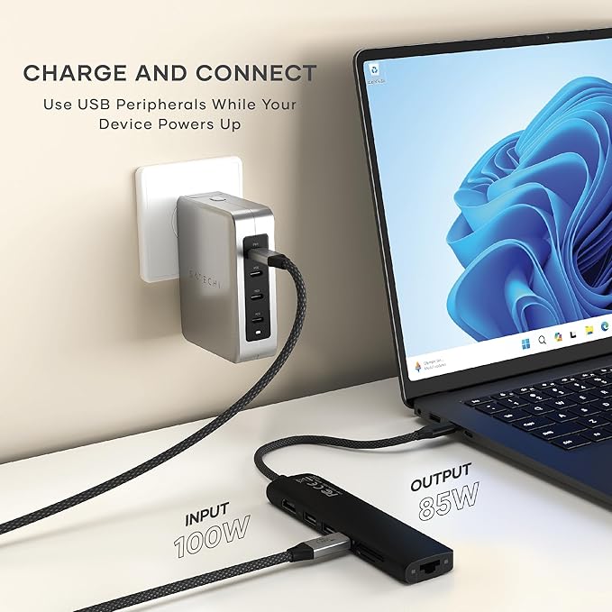Satechi 7 in 1 USB C Hub Multiport Adapter - Image 3
