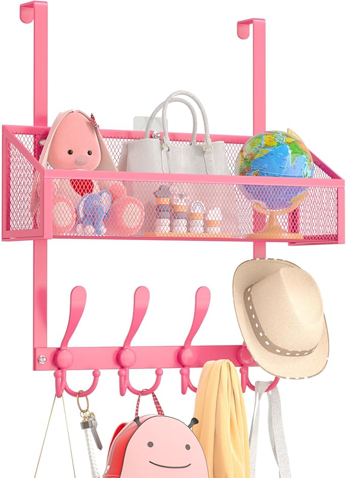 Kaiferty Over The Door Hooks Organizer, Coat Rack Over The Door Storage Hanger by Kaiferty