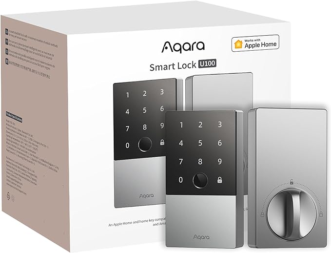 Aqara Smart Lock U100, Fingerprint Keyless Entry Door Lock by Aqara