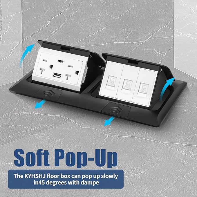 KYHSHJ USB Pop Up Floor Socket Kit - Image 2