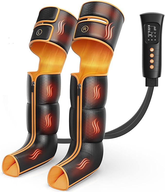 Leg Massager with Heat and Compression, Foot and Full Leg Massager - Image 9