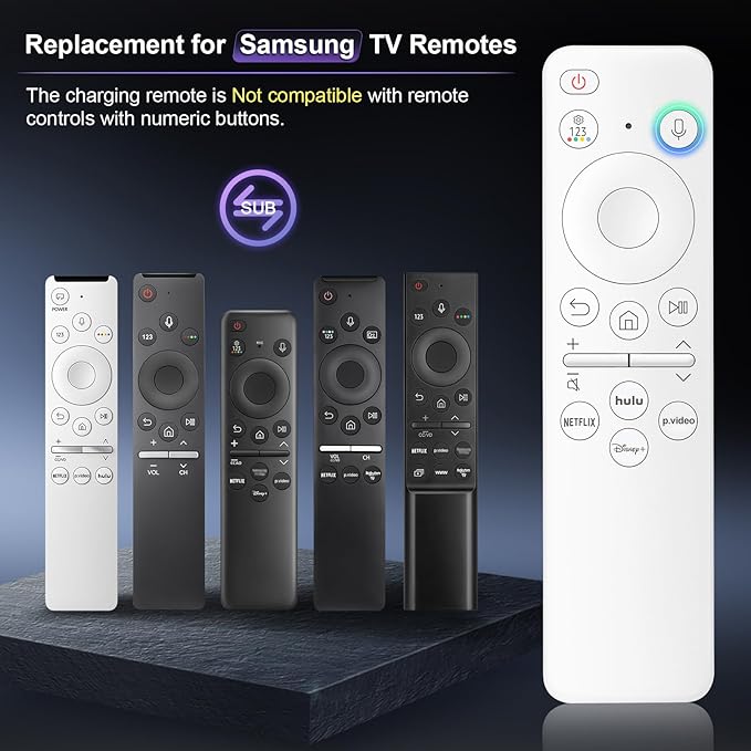 Voice Rechargeable Remote for Samsung-Smart-TV-Remote-Control, Replacement - Image 3