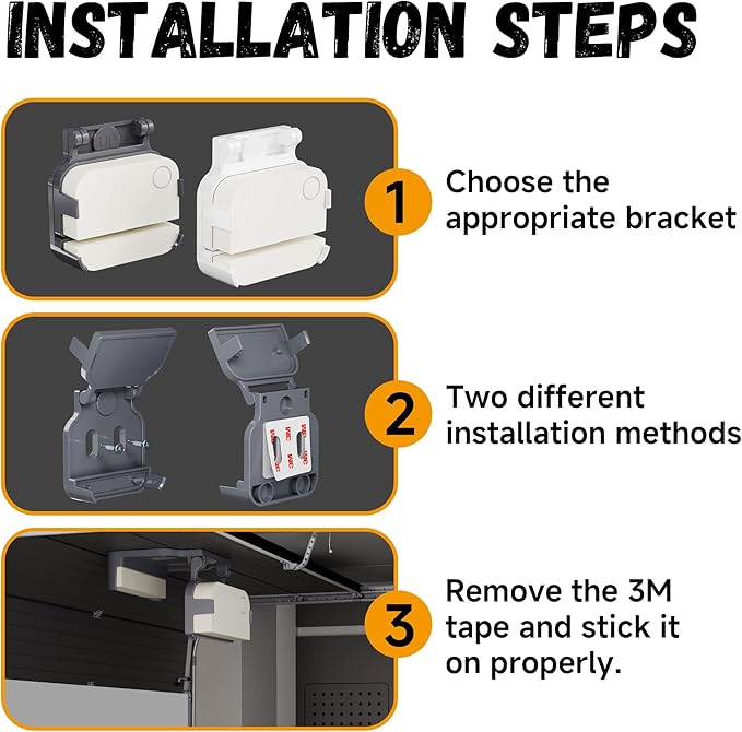 Garage Door Bracket for Ring Alarm Contact Sensor 2nd Gen | Secure Mount - Image 4
