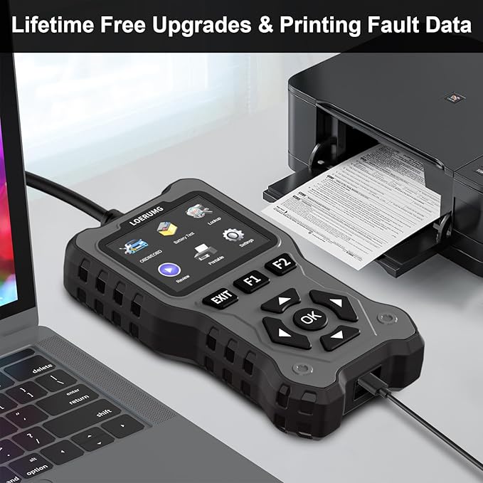 LOERUMG OBD2 Scanner Diagnostic Tool, Enhanced Check Engine Code Reader - Image 7